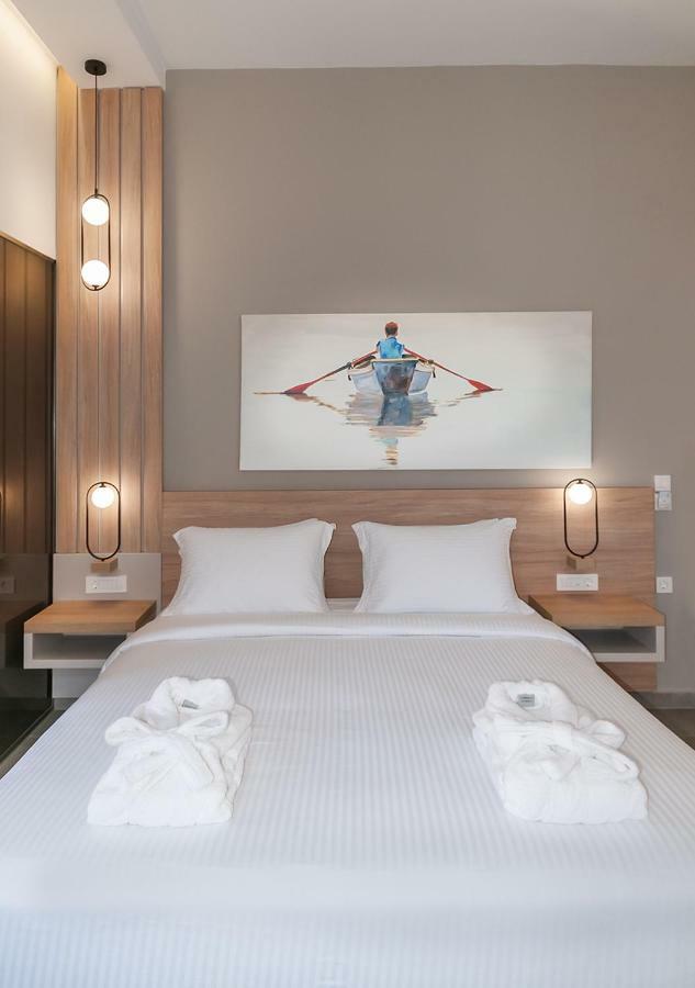 Epavli Boutique Hotel Hriszí Aktí Haniá Kültér fotó