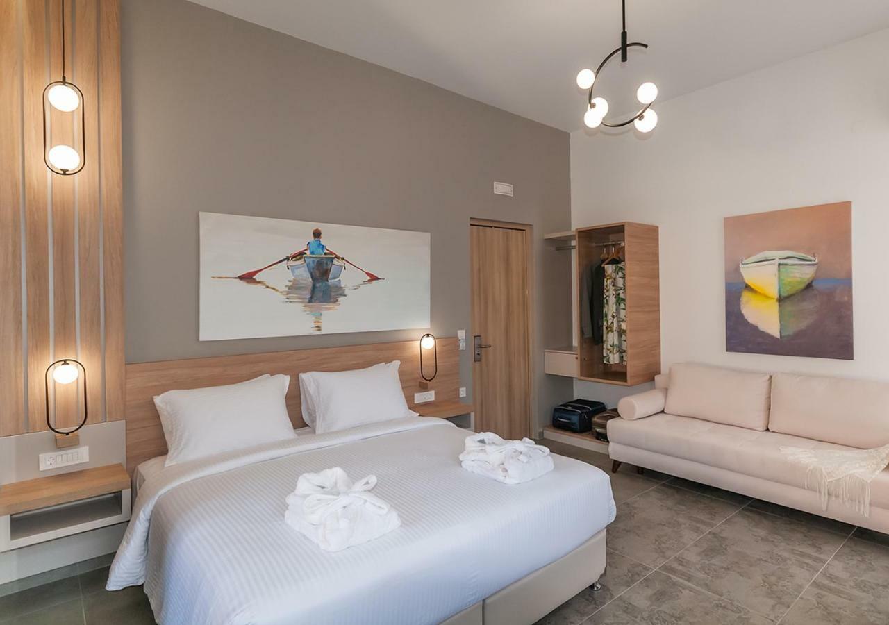 Epavli Boutique Hotel Hriszí Aktí Haniá Kültér fotó