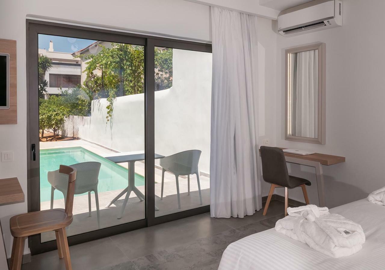 Epavli Boutique Hotel Hriszí Aktí Haniá Kültér fotó