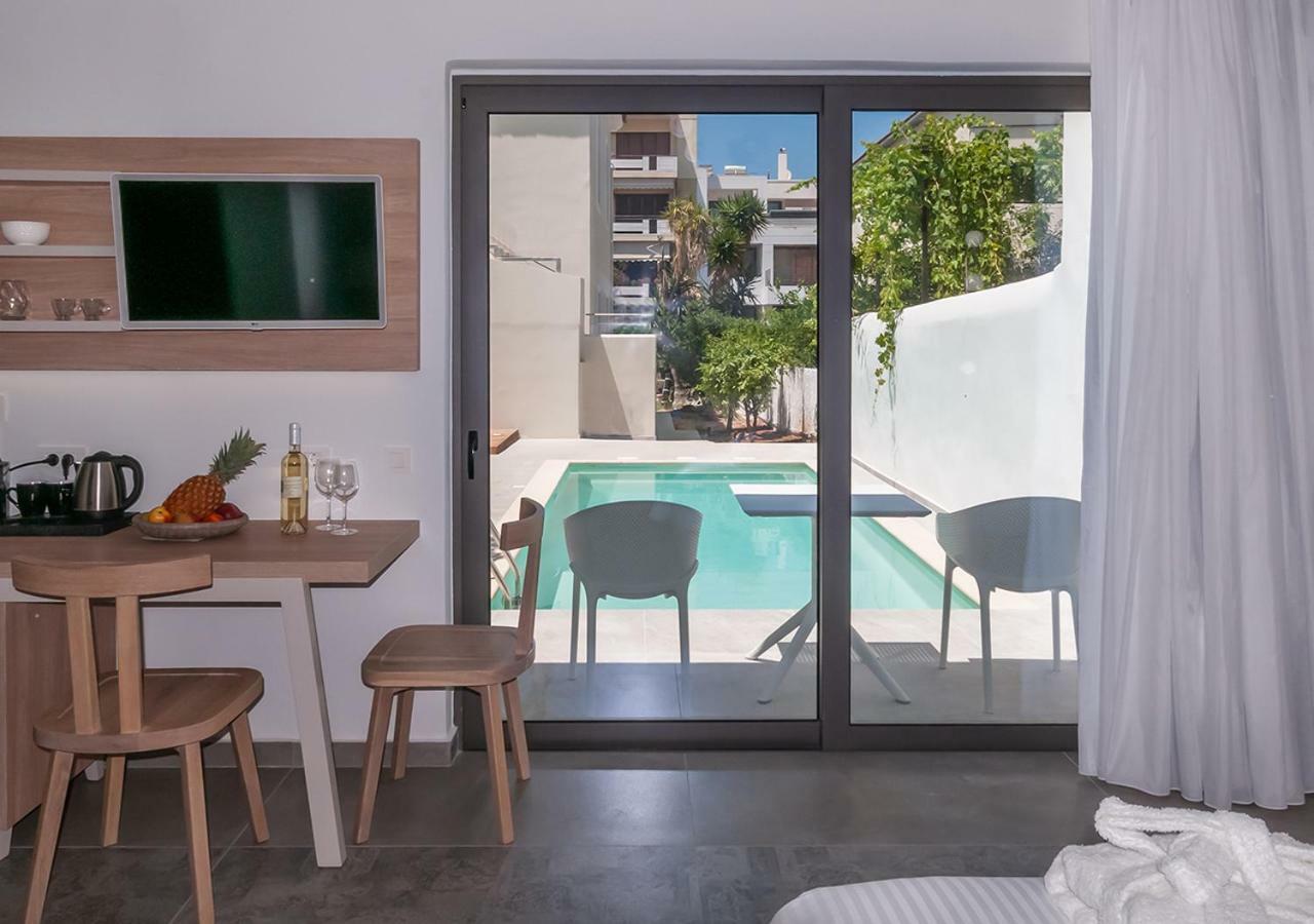 Epavli Boutique Hotel Hriszí Aktí Haniá Kültér fotó