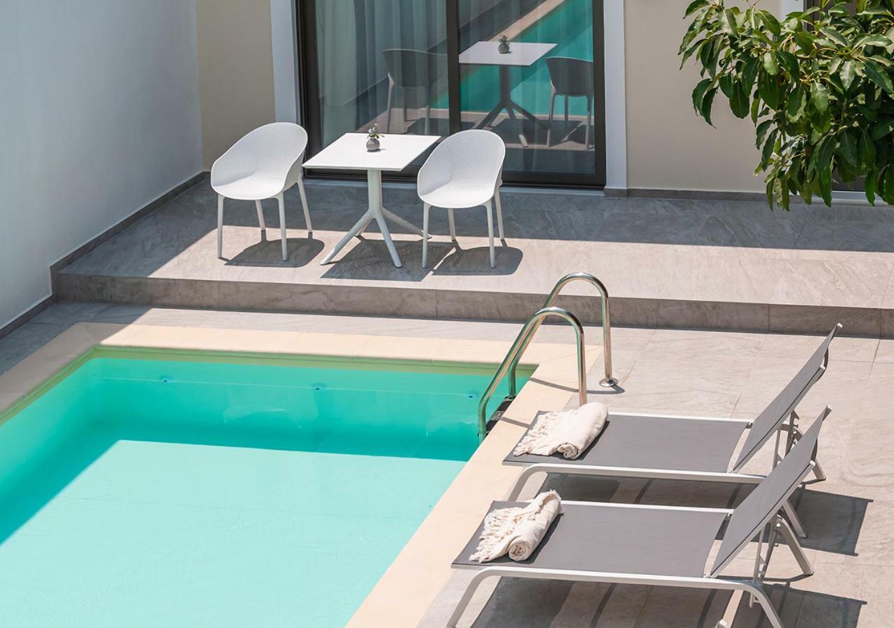 Epavli Boutique Hotel Hriszí Aktí Haniá Kültér fotó