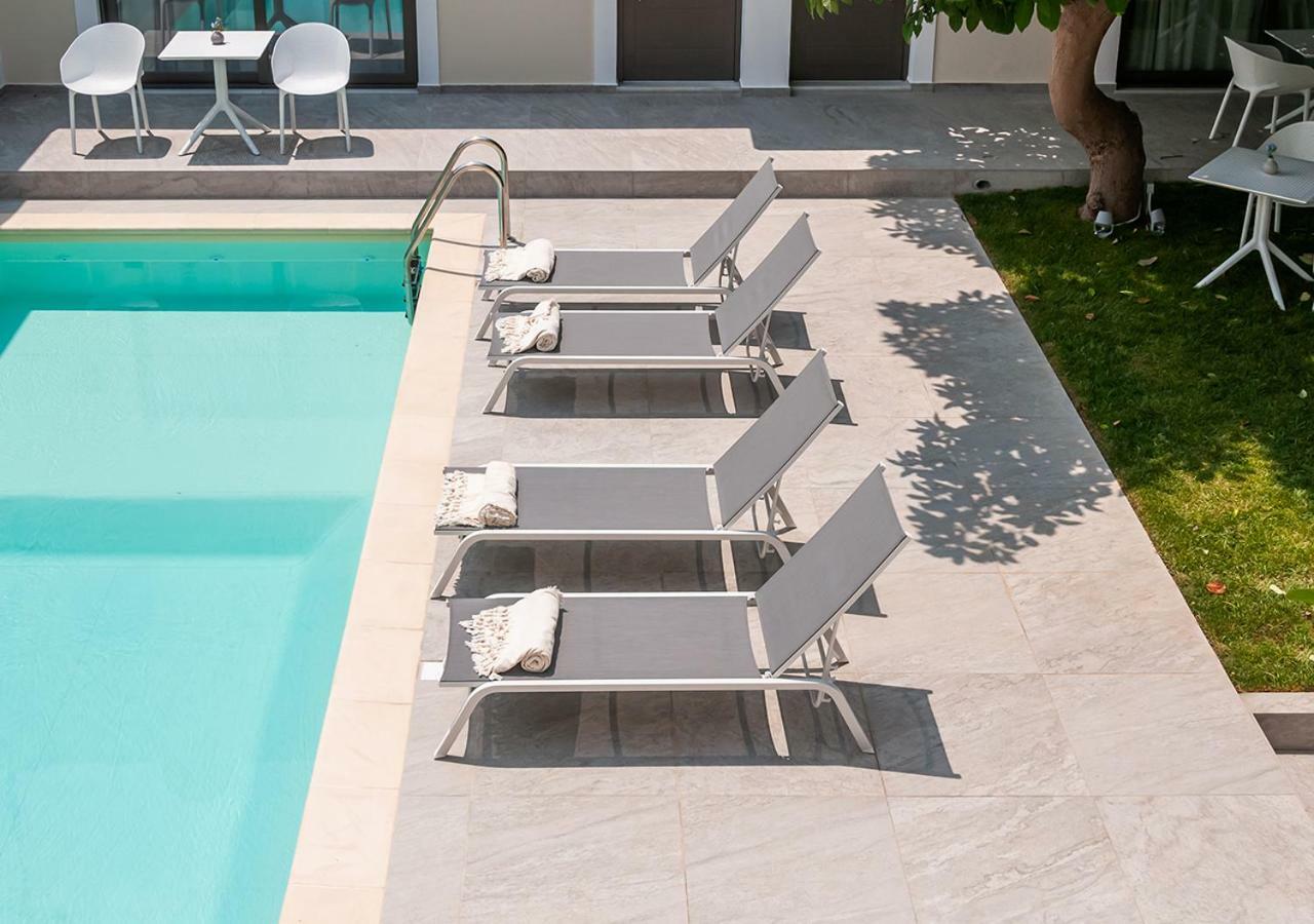 Epavli Boutique Hotel Hriszí Aktí Haniá Kültér fotó