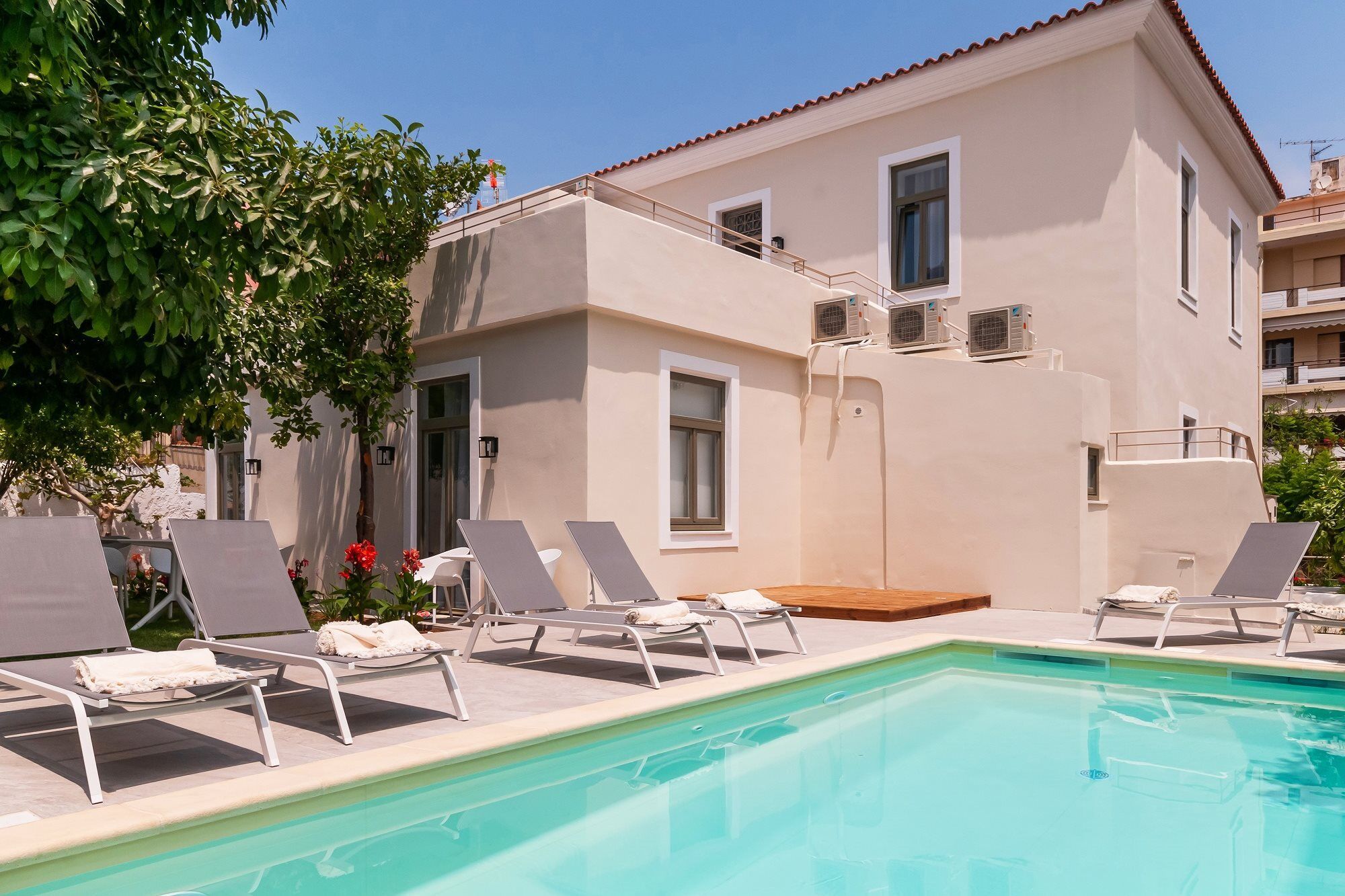 Epavli Boutique Hotel Hriszí Aktí Haniá Kültér fotó