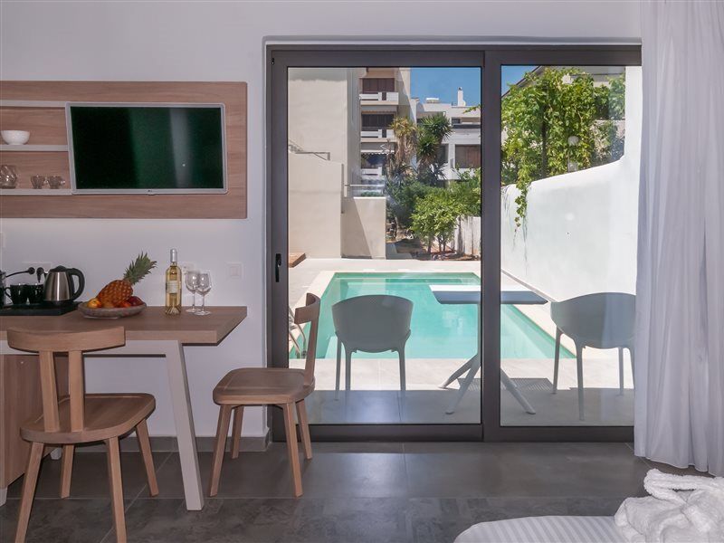 Epavli Boutique Hotel Hriszí Aktí Haniá Kültér fotó